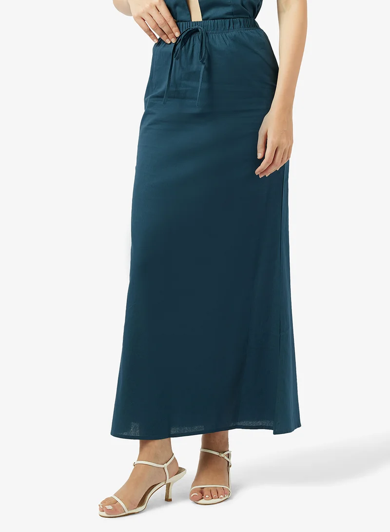 Ella  Vest With Tie Up Detail & Skirt for Women | Best Price UAE